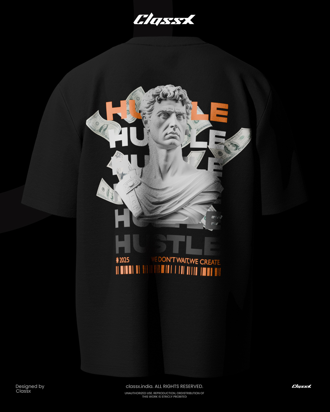 HUSTLE OVERSIZED T-SHIRT