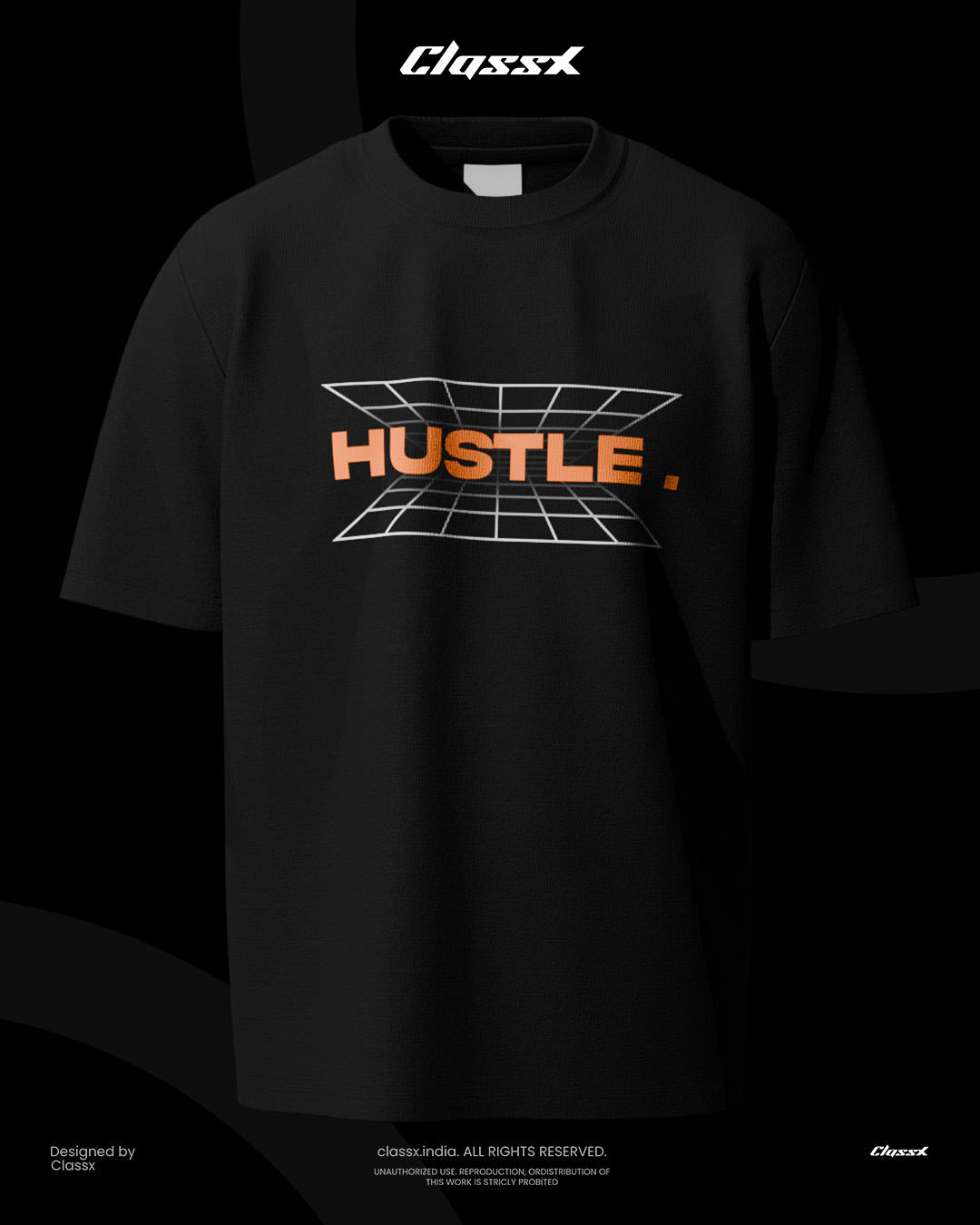 HUSTLE OVERSIZED T-SHIRT
